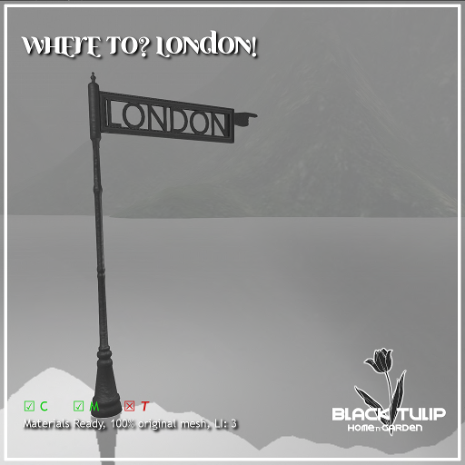 [Black Tulip] Where to_ London! (ad)