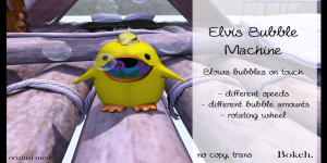 Bokeh - Elvis Bubble Machine 'yellow ducky'